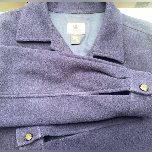 Vintage Rafaella Sport Navy Wool Jacket Shacket Size Medium - Picture 9 of 16